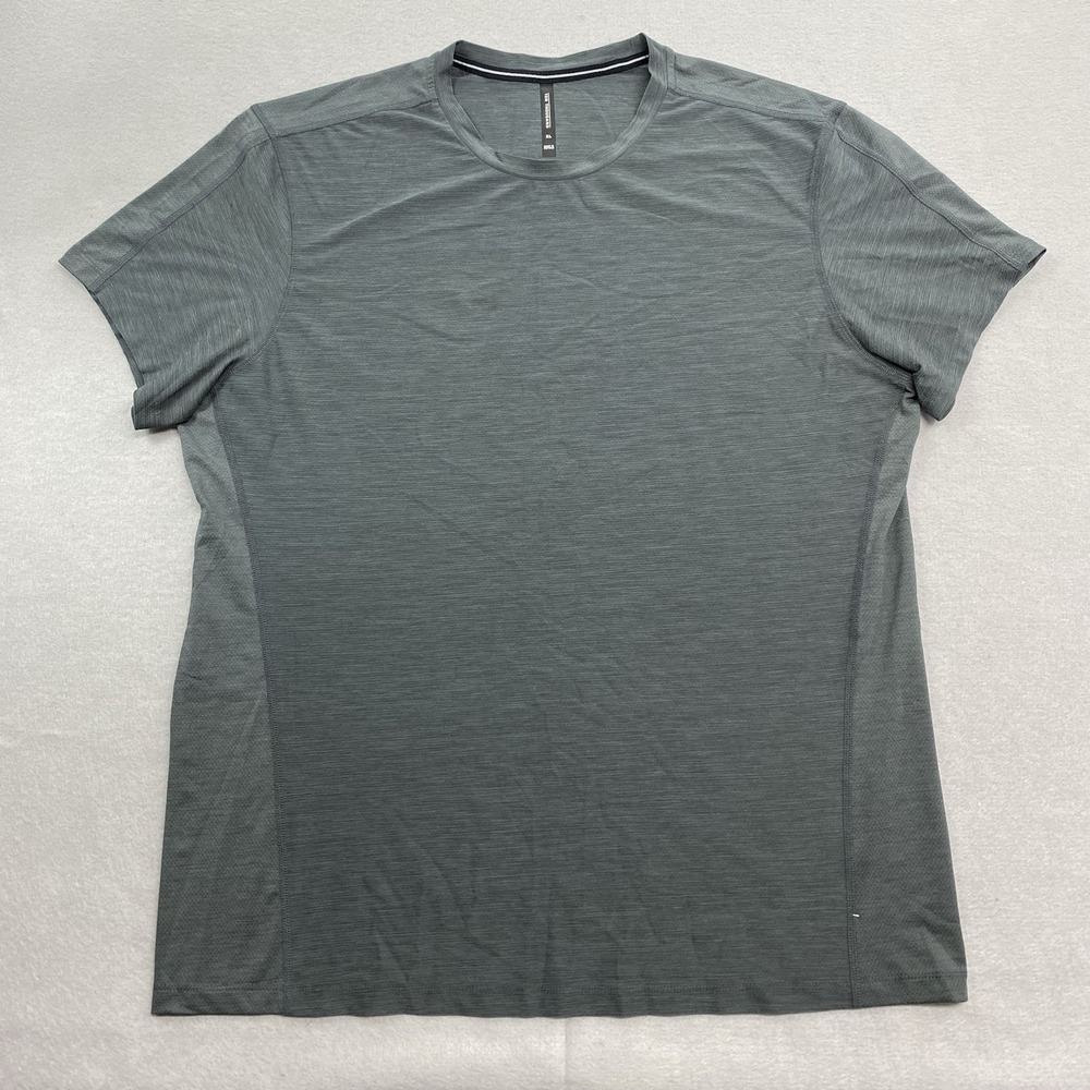 Ten Thousand Tee Mens XL Gray The Versatile Shirt Short Sleeve Active Gym